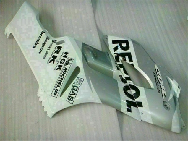 04-05 Weiß Silber Repsol Honda CBR1000RR Motorrad Verkleidung 04-05 Weiß Silber Repsol Honda CBR1000RR Motorrad Verkleidung