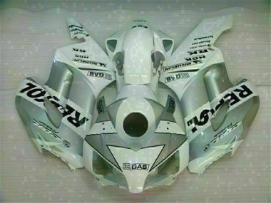 04-05 Weiß Silber Repsol Honda CBR1000RR Motorrad Verkleidung