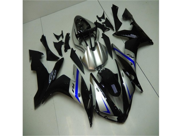 04-06 Blau Schwarz Silber Yamaha YZF R1 Motorrad Verkleidung 04-06 Blau Schwarz Silber Yamaha YZF R1 Motorrad Verkleidung
