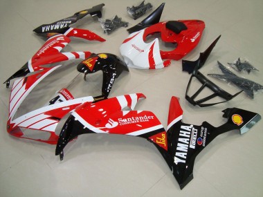 04-06 Blau Weiß Rot Schwarz Yamaha YZF R1 Motorrad Verkleidung