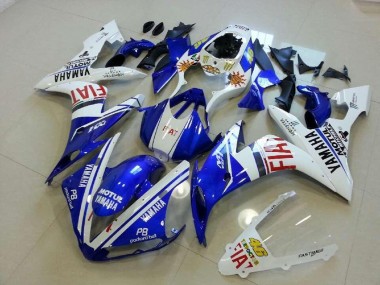 04-06 Blau Weiß Rot Yamaha YZF R1 Motorrad Verkleidung