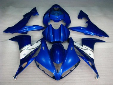 04-06 Blau Weiß Yamaha YZF R1 Motorrad Verkleidung