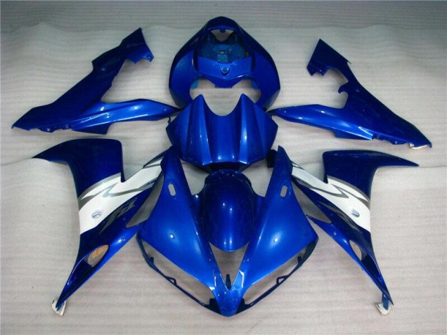 04-06 Blau Weiß Yamaha YZF R1 Motorrad Verkleidung 04-06 Blau Weiß Yamaha YZF R1 Motorrad Verkleidung
