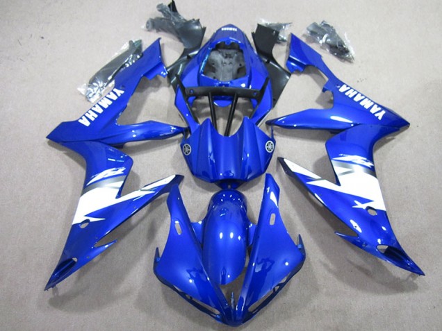 04-06 Blau Weiß Yamaha YZF R1 Motorrad Vollverkleidung 04-06 Blau Weiß Yamaha YZF R1 Motorrad Vollverkleidung