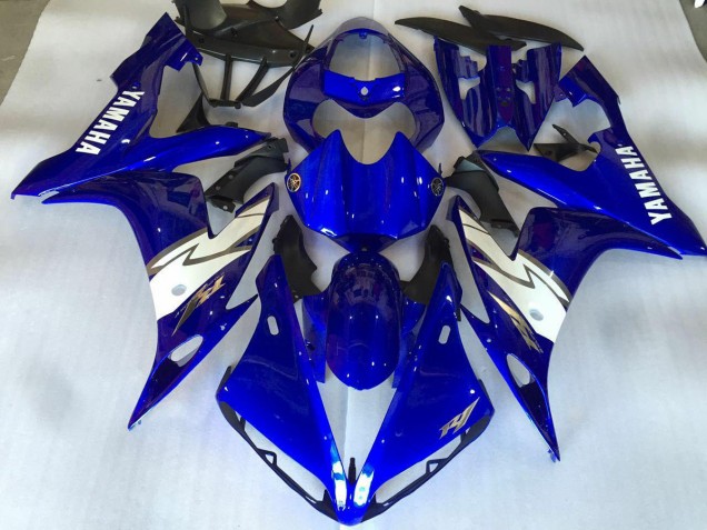 04-06 Glänzend Blau Weiß Yamaha YZF R1 Motorrad Verkleidung 04-06 Glänzend Blau Weiß Yamaha YZF R1 Motorrad Verkleidung
