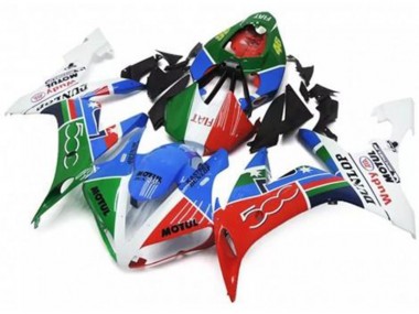 04-06 Grün Rot Blau Weiß Yamaha YZF R1 Motorrad Verkleidung