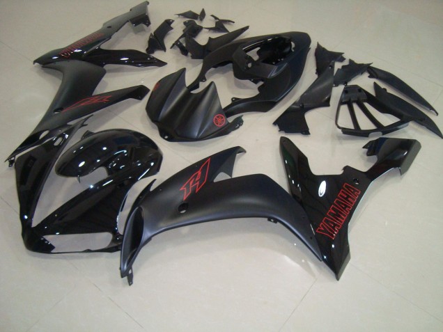 04-06 Matt Schwarz Rot Yamaha YZF R1 Motorrad Verkleidung 04-06 Matt Schwarz Rot Yamaha YZF R1 Motorrad Verkleidung