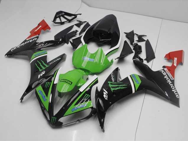 04-06 Monster Grün Yamaha YZF R1 Motorrad Verkleidung 04-06 Monster Grün Yamaha YZF R1 Motorrad Verkleidung