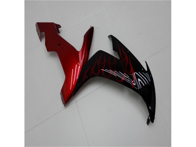 04-06 Rot Schwarz Yamaha YZF R1 Motorrad Verkleidung