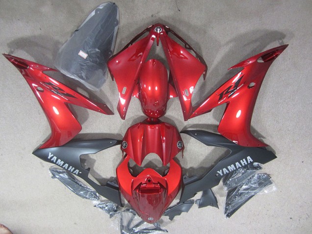 04-06 Rot Schwarz Yamaha YZF R1 Motorrad Vollverkleidung 04-06 Rot Schwarz Yamaha YZF R1 Motorrad Vollverkleidung