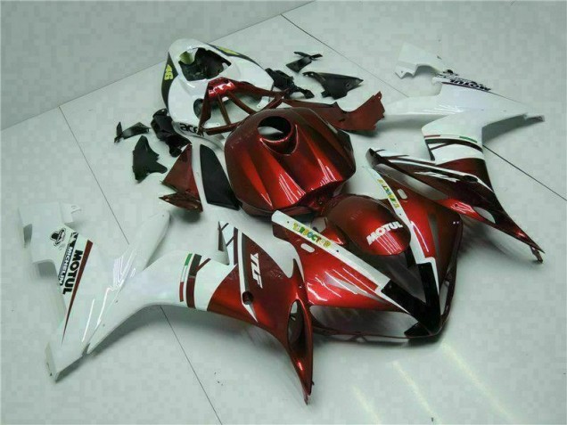 04-06 Rot Yamaha YZF R1 Motorrad Vollverkleidung
