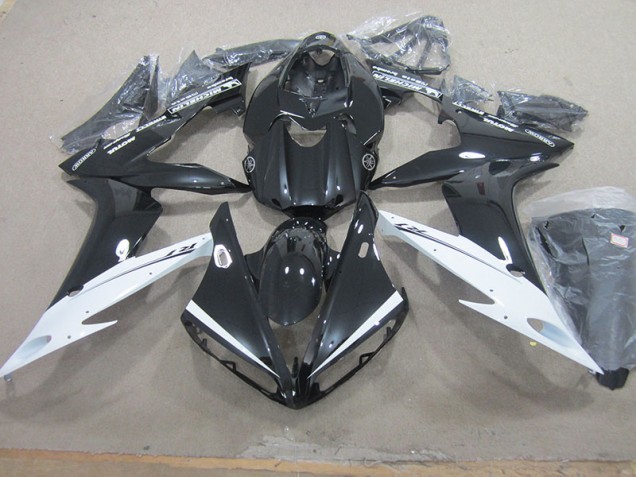 04-06 Schwarz Weiß Yamaha YZF R1 Motorrad Verkleidung 04-06 Schwarz Weiß Yamaha YZF R1 Motorrad Verkleidung