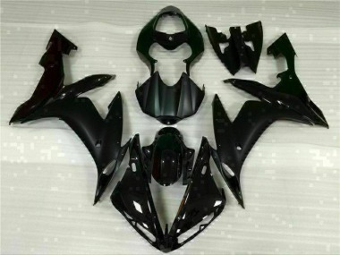 04-06 Schwarz Yamaha YZF R1 Motorrad Vollverkleidung