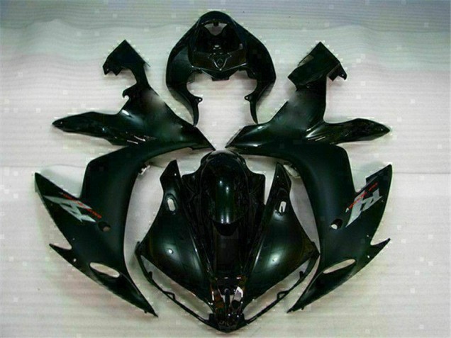 04-06 Schwarz Yamaha YZF R1 Motorrad Vollverkleidung & Plastik 04-06 Schwarz Yamaha YZF R1 Motorrad Vollverkleidung & Plastik