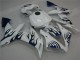 04-06 Weiß Blau Flamme Yamaha YZF R1 Motorrad Verkleidung 04-06 Weiß Blau Flamme Yamaha YZF R1 Motorrad Verkleidung