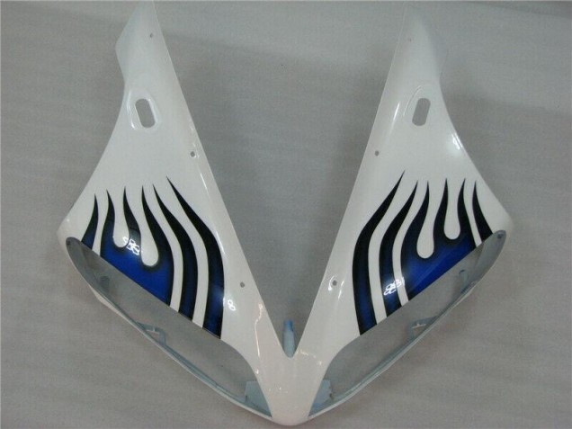 04-06 Weiß Blau Flamme Yamaha YZF R1 Motorrad Verkleidung 04-06 Weiß Blau Flamme Yamaha YZF R1 Motorrad Verkleidung