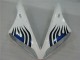 04-06 Weiß Blau Flamme Yamaha YZF R1 Motorrad Verkleidung 04-06 Weiß Blau Flamme Yamaha YZF R1 Motorrad Verkleidung