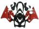 04-07 Rot Schwarz Honda CBR600 F4i Motorrad Verkleidung