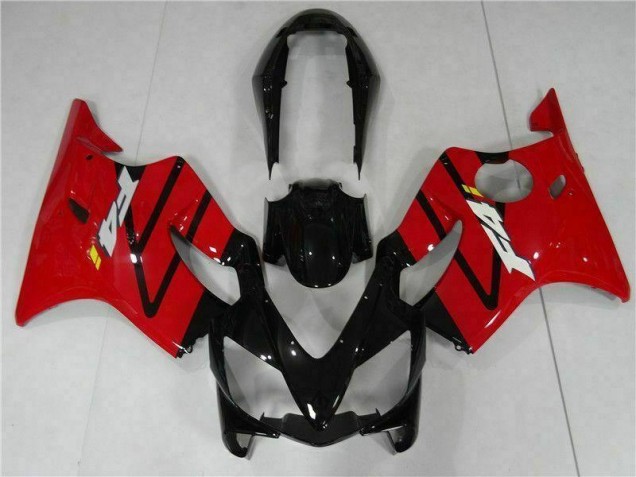 04-07 Rot Schwarz Honda CBR600 F4i Motorrad Vollverkleidung 04-07 Rot Schwarz Honda CBR600 F4i Motorrad Vollverkleidung