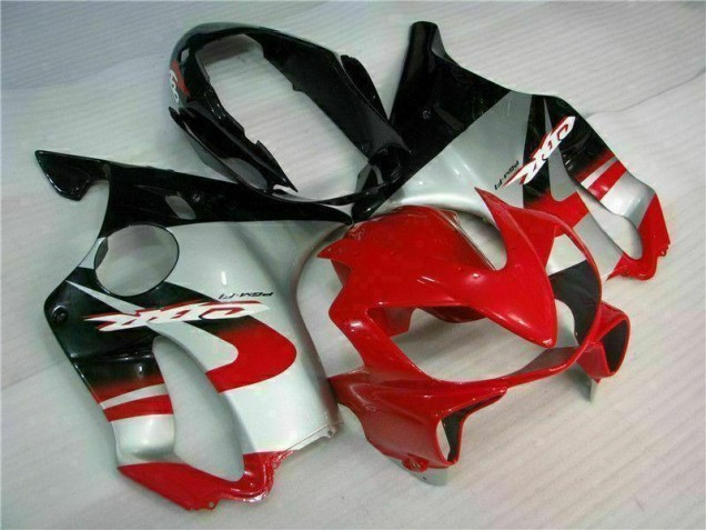 04-07 Rot Silber Honda CBR600 F4i Motorrad Verkleidungen