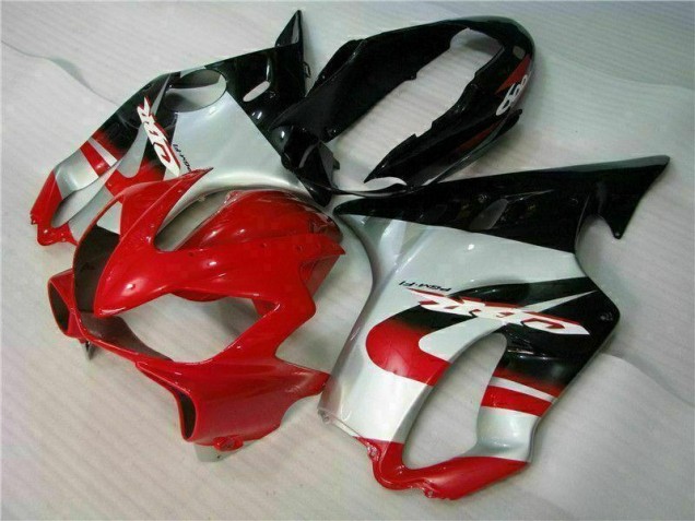 04-07 Rot Silber Honda CBR600 F4i Motorrad Verkleidungen