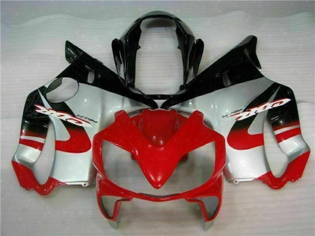 04-07 Rot Silber Honda CBR600 F4i Motorrad Verkleidungen