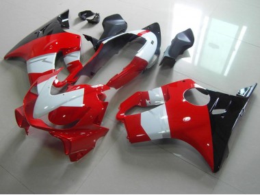 04-07 Rot Weiß Schwarz Honda CBR600 F4i Motorrad Verkleidung