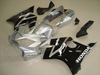 04-07 Schwarz Silber Honda CBR600 F4i Motorrad Vollverkleidung