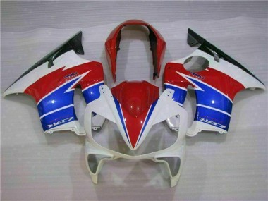 04-07 Weiß Rot Honda CBR600 F4i Motorrad Verkleidung