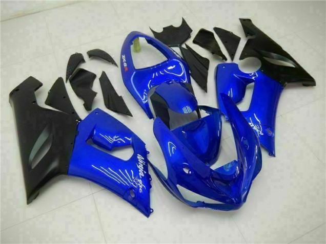 05-06 Blau Kawasaki ZX6R Motorrad Verkleidungen