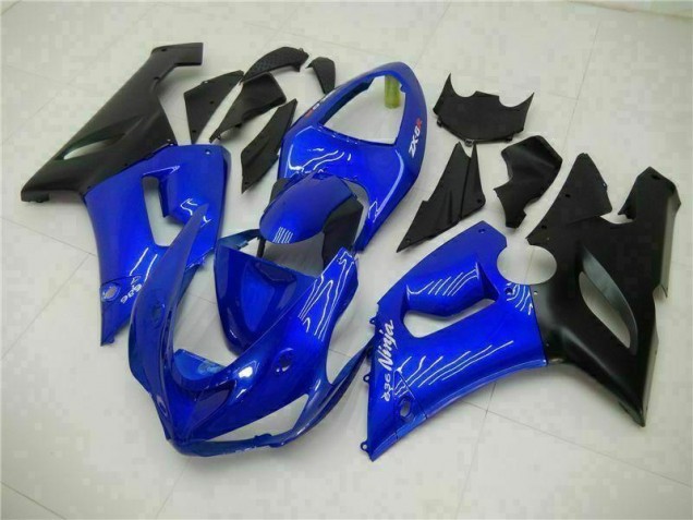 05-06 Blau Kawasaki ZX6R Motorrad Verkleidungen