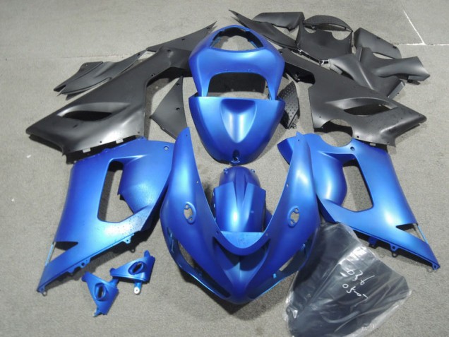 05-06 Blau Kawasaki ZX6R Motorrad Vollverkleidung 05-06 Blau Kawasaki ZX6R Motorrad Vollverkleidung