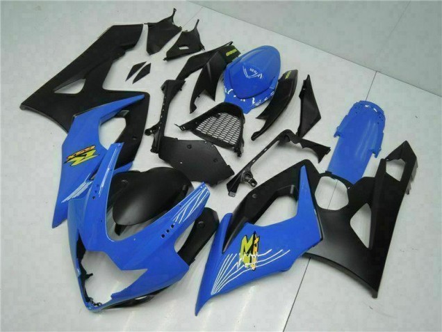 05-06 Blau Schwarz Suzuki GSXR 1000 Motorrad Verkleidung Komplett Sets