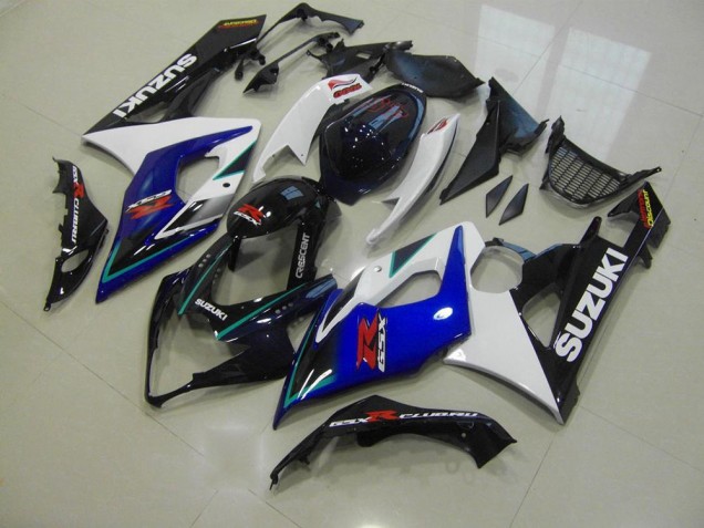05-06 Blau Weiß Suzuki GSXR 1000 Motorrad Verkleidungen