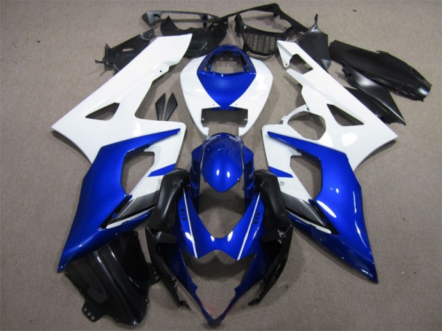 05-06 Blau Weiß Suzuki GSXR 1000 Motorrad Vollverkleidung 05-06 Blau Weiß Suzuki GSXR 1000 Motorrad Vollverkleidung