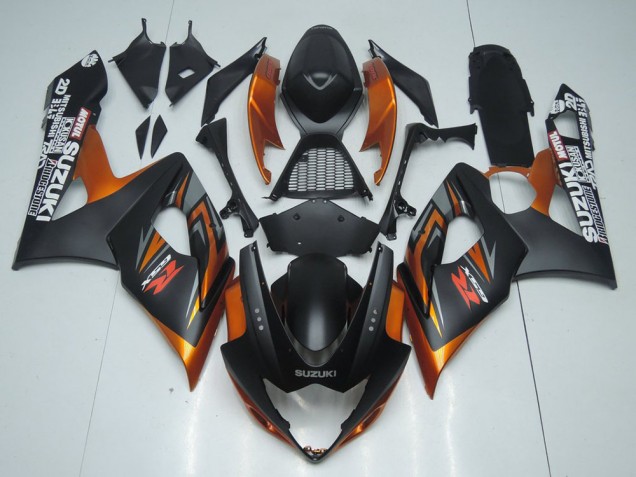05-06 Braun und Matt schwarz Suzuki GSXR 1000 Motorrad Verkleidung 05-06 Braun und Matt schwarz Suzuki GSXR 1000 Motorrad Verkleidung