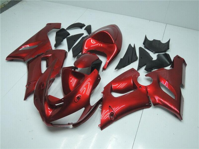 05-06 CUndy Rot Kawasaki ZX6R Motorrad Verkleidung