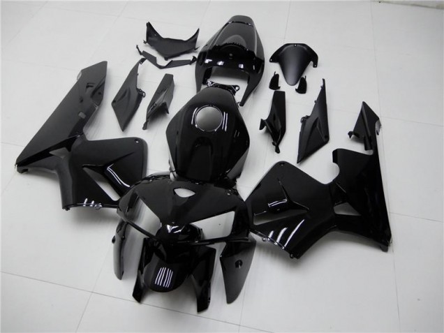 05-06 Glänzend Schwarz Honda CBR600RR Motorrad Verkleidung 05-06 Glänzend Schwarz Honda CBR600RR Motorrad Verkleidung