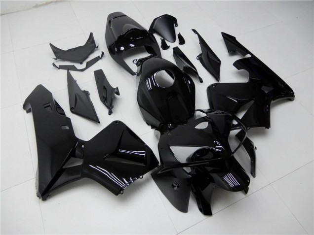 05-06 Glänzend Schwarz Honda CBR600RR Motorrad Verkleidung 05-06 Glänzend Schwarz Honda CBR600RR Motorrad Verkleidung