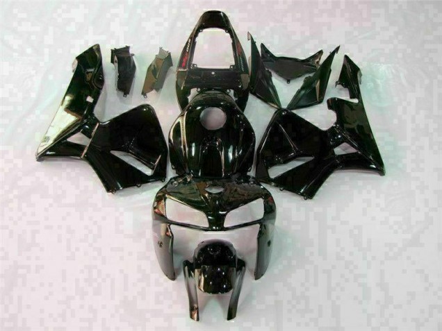 05-06 Glänzend Schwarz Honda CBR600RR Motorrad Verkleidungen 05-06 Glänzend Schwarz Honda CBR600RR Motorrad Verkleidungen