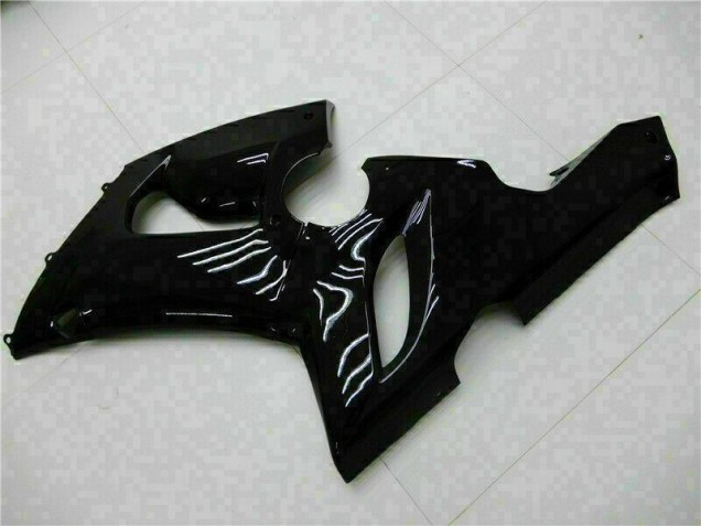 05-06 Glänzend Schwarz Kawasaki ZX6R Motorrad Verkleidungen 05-06 Glänzend Schwarz Kawasaki ZX6R Motorrad Verkleidungen