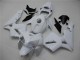 05-06 Glänzend Weiß Honda CBR600RR Motorrad Verkleidung 05-06 Glänzend Weiß Honda CBR600RR Motorrad Verkleidung