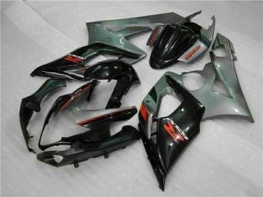 05-06 Grau Schwarz Suzuki GSXR 1000 Motorrad Vollverkleidung