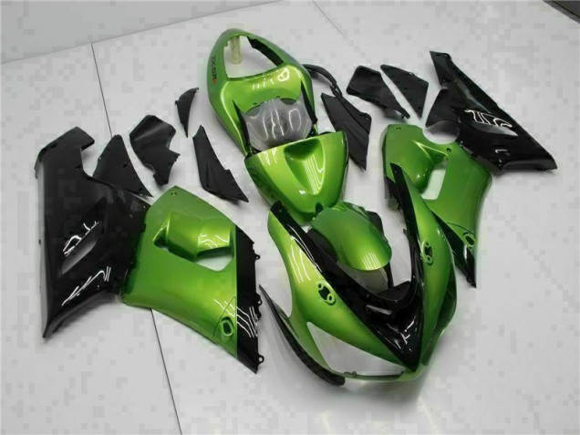 05-06 Grün Kawasaki ZX6R Motorrad Verkleidungen