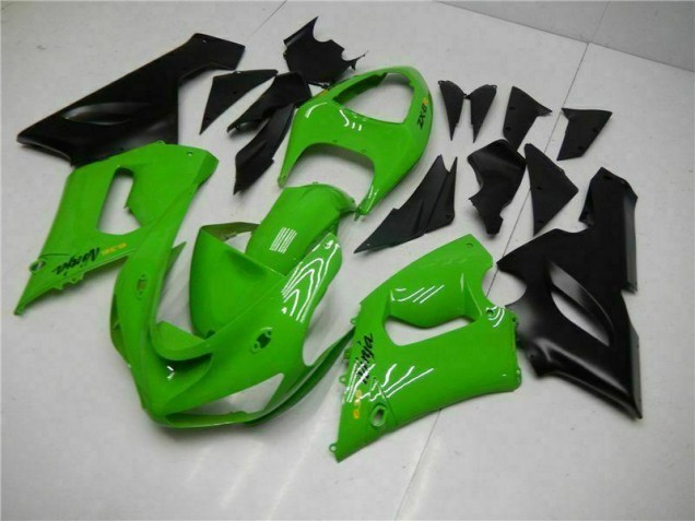 05-06 Grün Kawasaki ZX6R Motorrad Vollverkleidung 05-06 Grün Kawasaki ZX6R Motorrad Vollverkleidung
