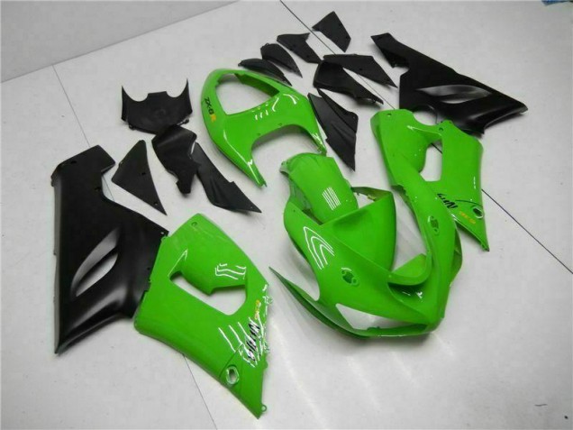 05-06 Grün Kawasaki ZX6R Motorrad Vollverkleidung 05-06 Grün Kawasaki ZX6R Motorrad Vollverkleidung