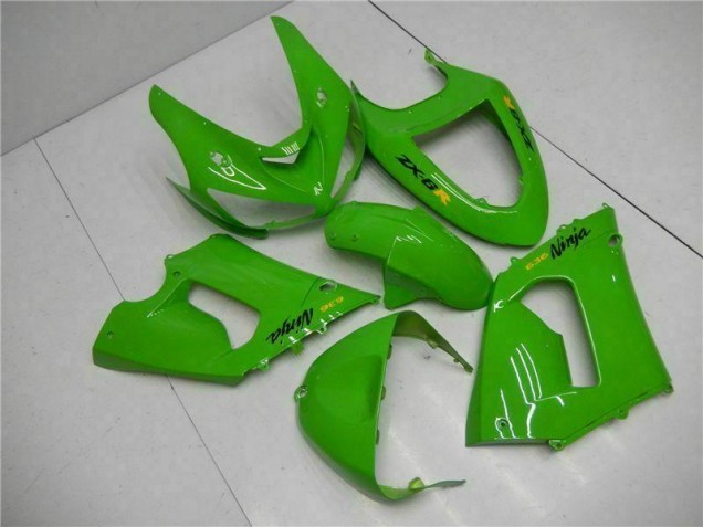 05-06 Grün Kawasaki ZX6R Motorrad Vollverkleidung 05-06 Grün Kawasaki ZX6R Motorrad Vollverkleidung