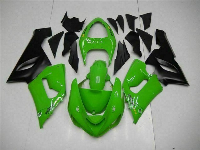 05-06 Grün Kawasaki ZX6R Motorrad Vollverkleidung 05-06 Grün Kawasaki ZX6R Motorrad Vollverkleidung