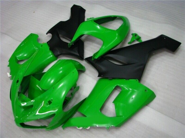 05-06 Grün Matt schwarz Kawasaki ZX6R Motorrad Verkleidung 05-06 Grün Matt schwarz Kawasaki ZX6R Motorrad Verkleidung