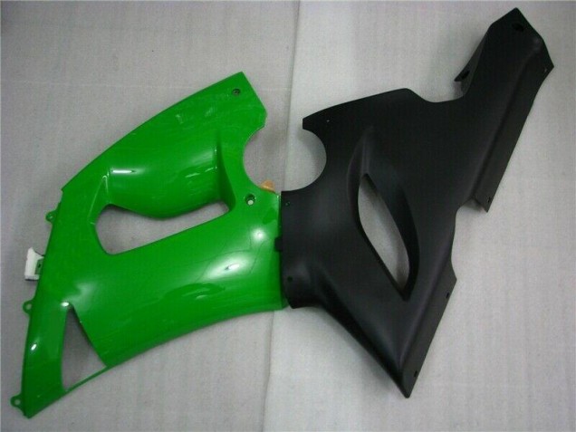 05-06 Grün Matt schwarz Kawasaki ZX6R Motorrad Verkleidung 05-06 Grün Matt schwarz Kawasaki ZX6R Motorrad Verkleidung